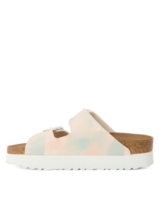 Birkenstock White Simple Slippers