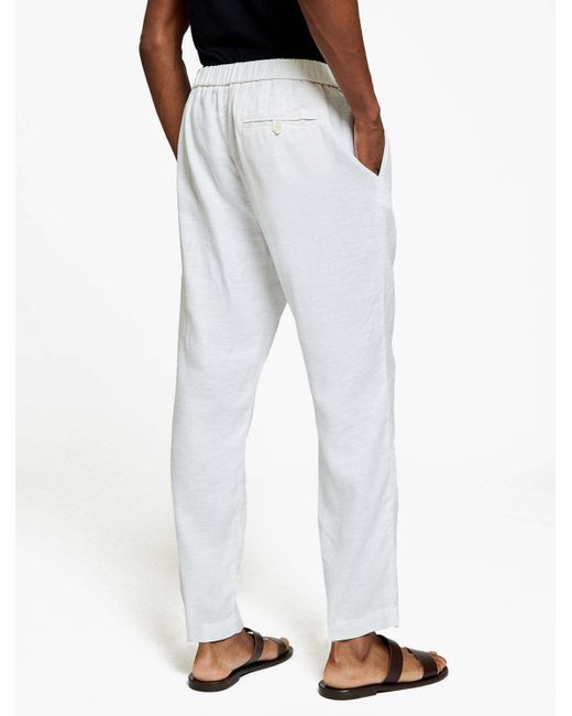 Frescobol Carioca White Oscar Trousers for men