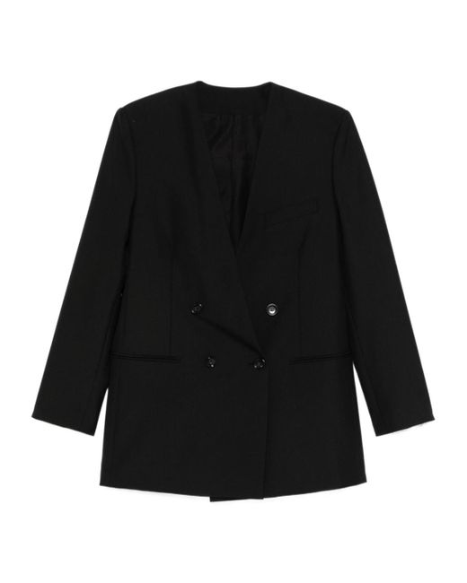 Philosophy Di Lorenzo Serafini Black V-Neck Blazer