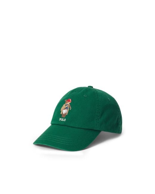 Ralph Lauren Green Logo Baseball Cap