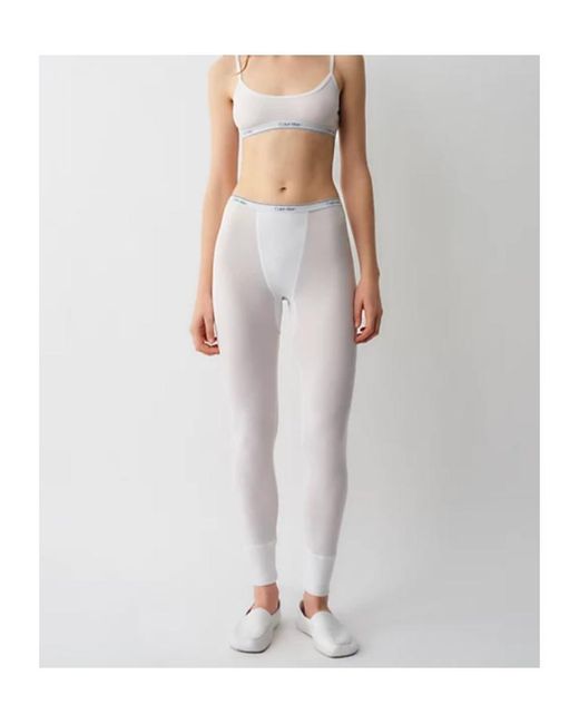Calvin Klein White Collection Long Pants