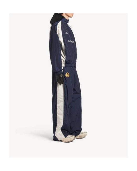 Balenciaga Blue Soccer Tracksuit Jacket for men