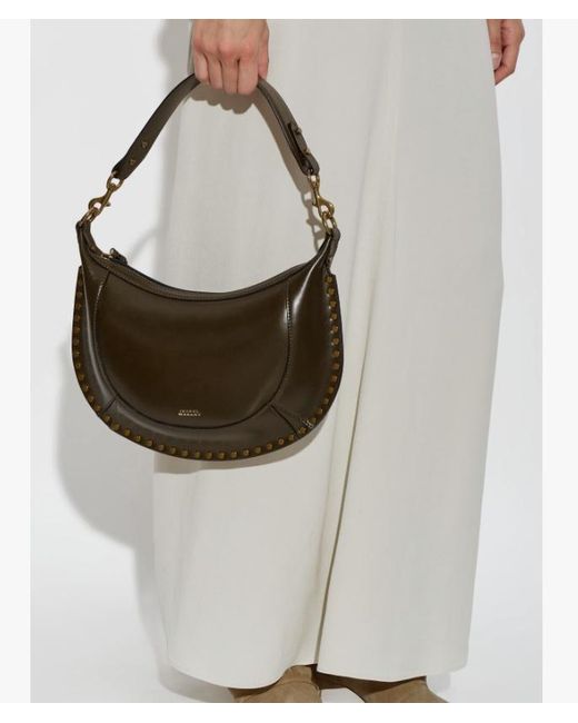 Isabel Marant Brown Letter Shoulder Bag