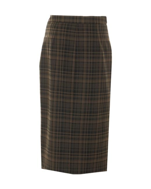 Aniye By Green Plaid Skirt
