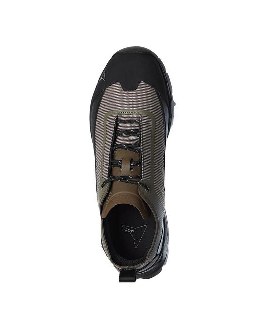 Roa Black Lace-Up Sneakers for men