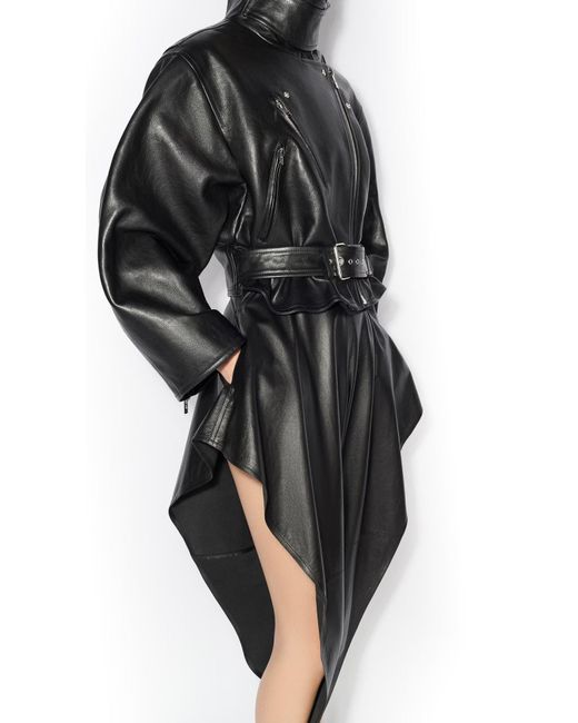 Alaïa Black Alaïa Belted High-Neck Jacket