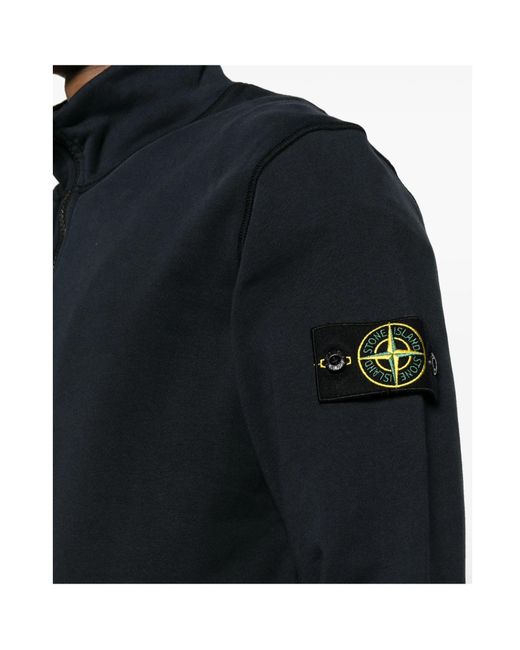 Stone Island Blue Compass Hoodie for men