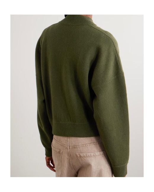 arch4 Green Long-Sleeved Cardigan