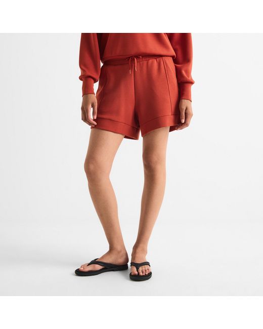 Varley Red Drawstring Shorts