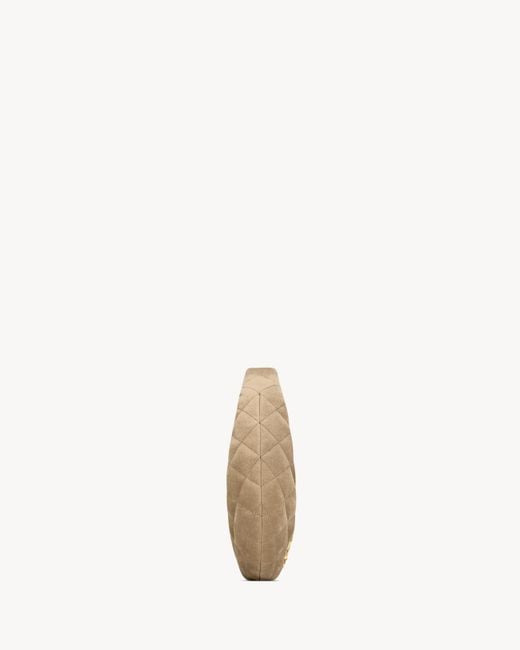 Saint Laurent White Icarino Quilted Tote Bag