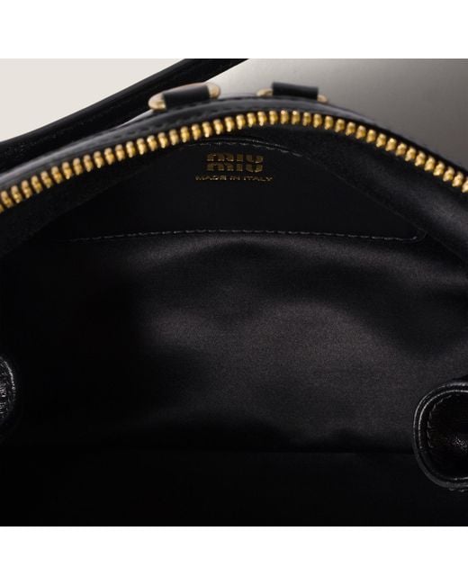 Miu Miu Black Caprice Leather Clutch