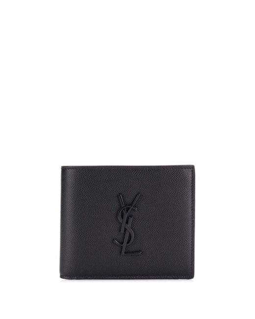 Saint Laurent Black Monogram East/West Wallet for men