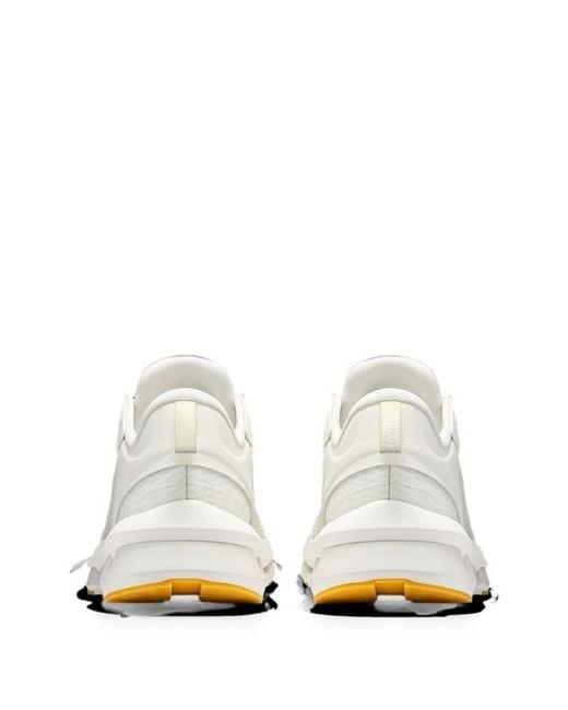 On Shoes White Cloudzone Moon Sneakers