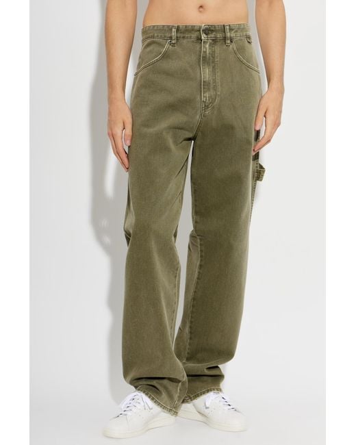DARKPARK Green John Relaxed Cargo Jeans for men