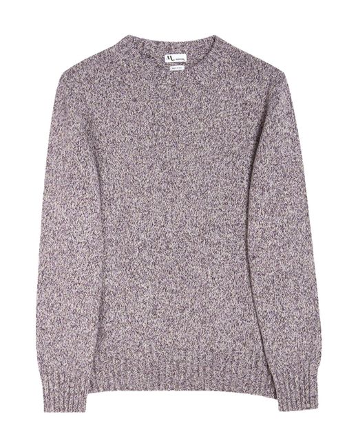 Doppiaa Purple Long-Sleeved Sweater for men