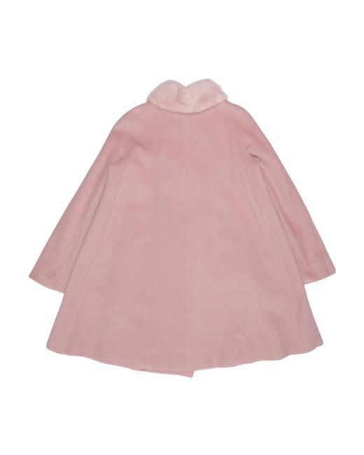 Max Mara Pink Long-Sleeved Coat