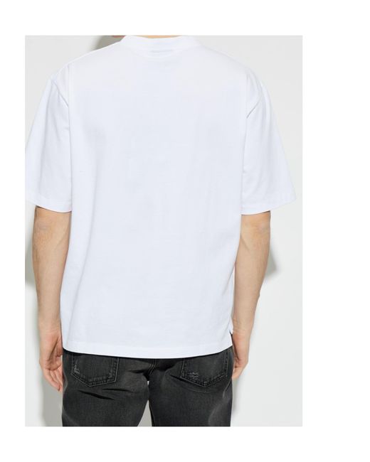 DSquared² White X Felix Chesher Loose Fit T-Shirt for men