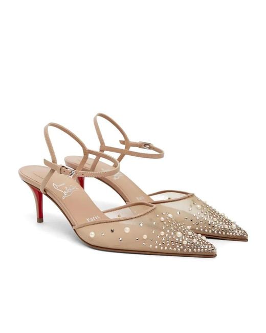 Christian Louboutin White Miss Z Riviera Pumps