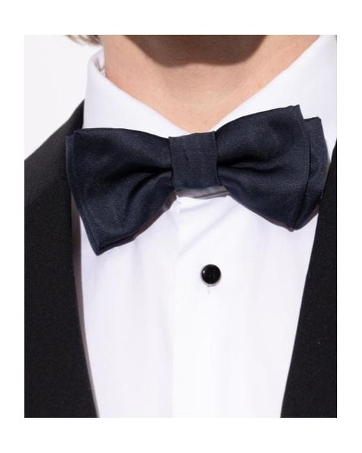 Paul Smith Blue Satin Bow Tie for men