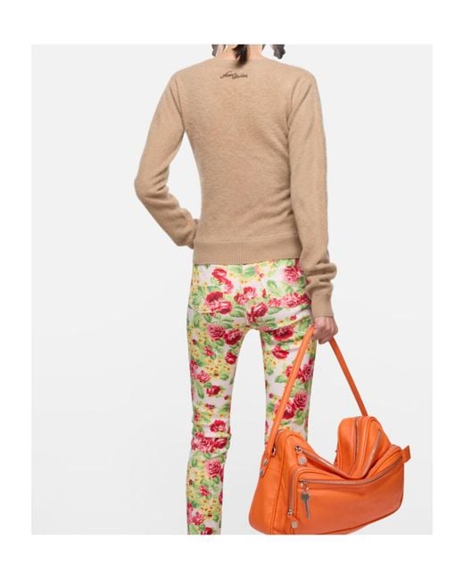 Acne Natural V-Neck Sweater