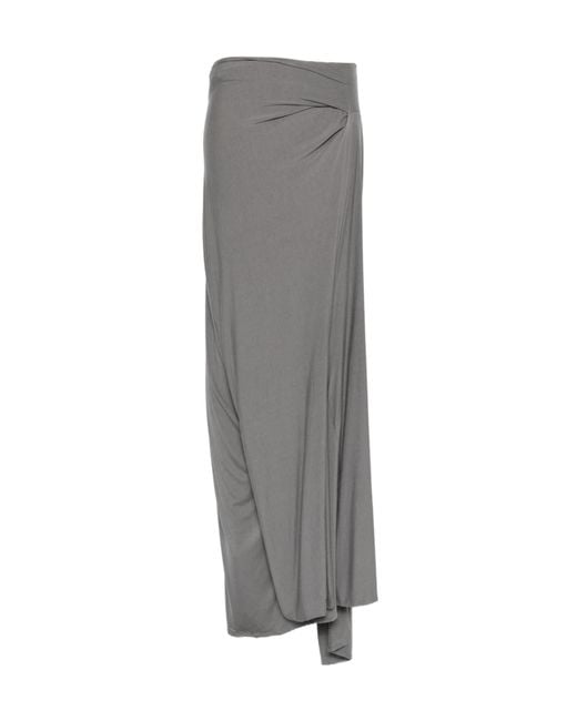 Entire studios Gray Asymmetrical Skirt