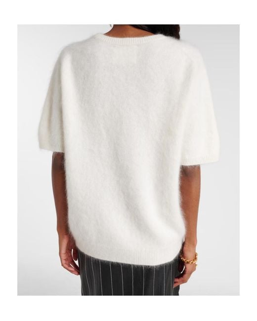 Lisa Yang White Lovisa Sweater