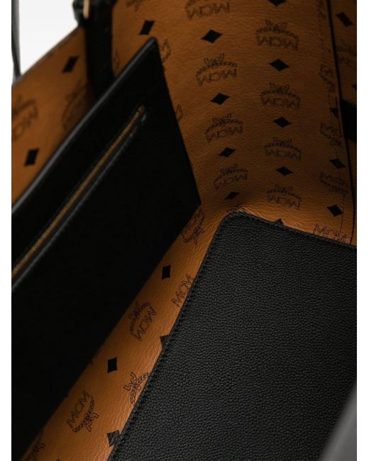 MCM Black Himmel Medium Shoulder Bag