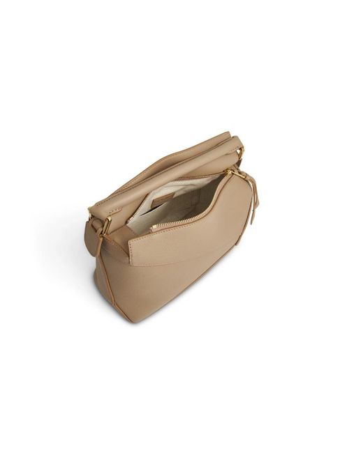 Loewe White Puzzle Small Tote Bag