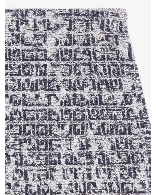 Givenchy Multicolor Mini Textured Skirt