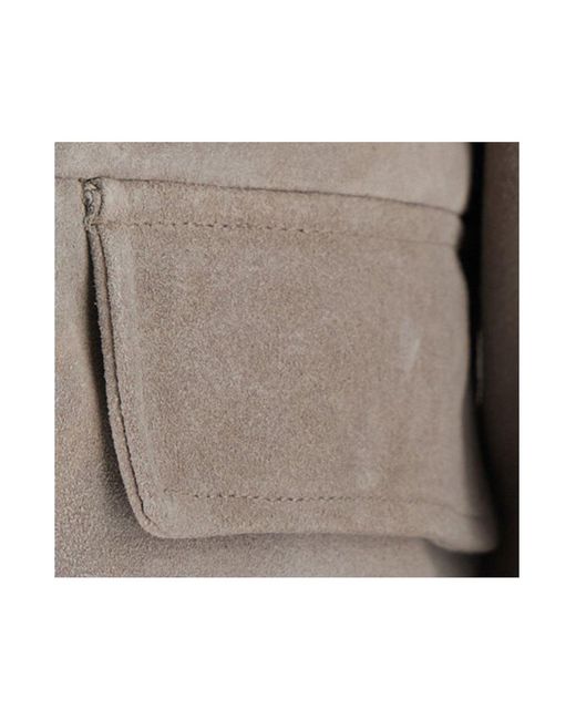 Won Hundred Gray Zip-Front Flap-Pocket Jacket for men