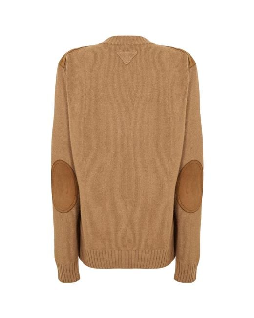Prada Brown Versatile Knitted Sweater