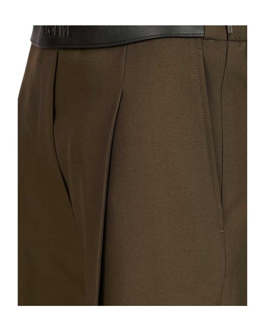Loewe Brown Wool Trousers
