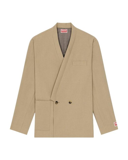 KENZO Natural Tailored Kimono Jacket for men