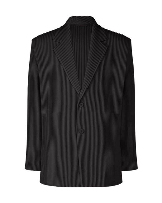 Homme Plissé Issey Miyake Black Homme Plissé Issey Miyake Kersey Blazer for men