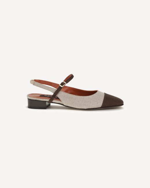 CAREL PARIS Brown Carel Oceano Buckle Fastened Ballerinas