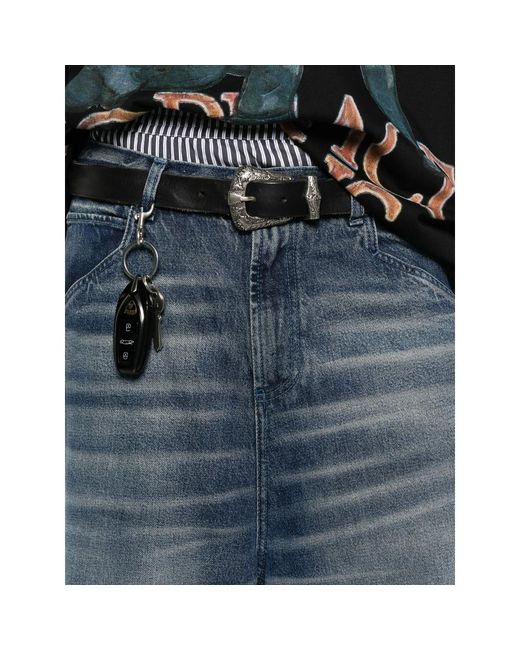 PDF CHANNEL Blue Pdf Legganda Oversized Jeans for men