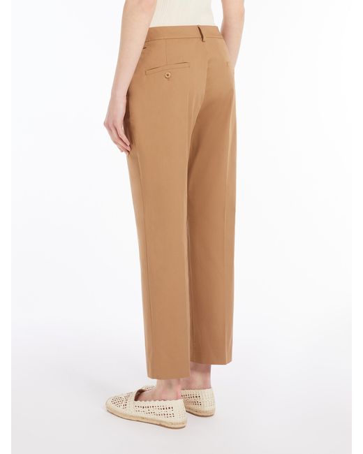 Weekend by Maxmara Natural Straight Leg Cropped Pants
