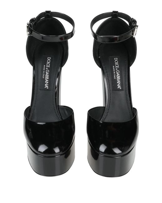 Dolce & Gabbana Black Solid Color Courts