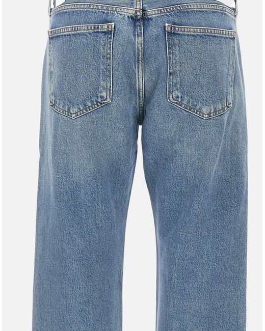 Agolde Blue Downtown Low Rise Jeans
