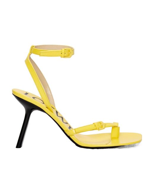 Loewe Metallic Petal 90Mm Sandals