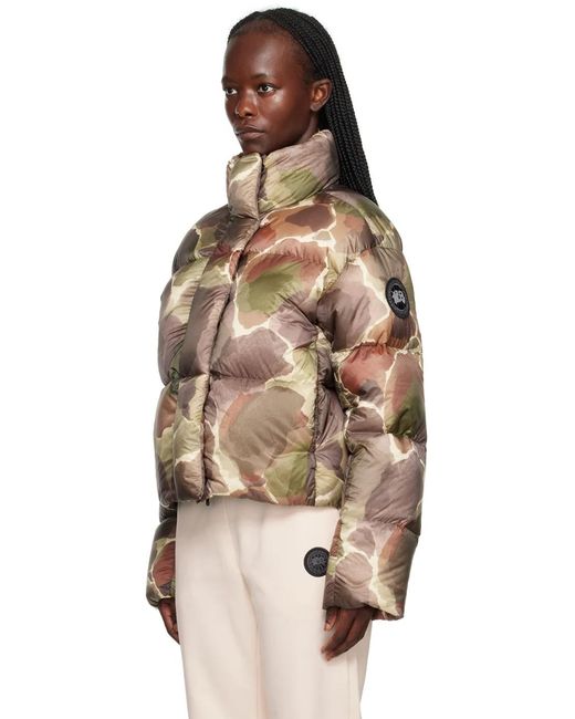 Canada Goose Brown Cypress Cropped Puffer Jacket