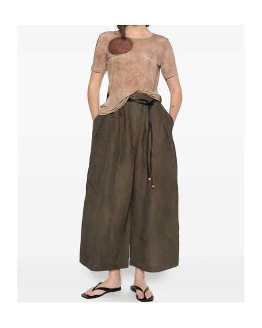 Uma Wang Green Poetic Pants