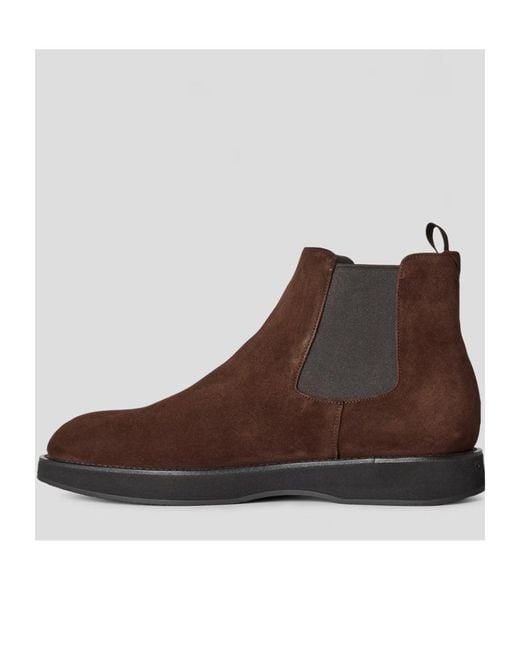 Prada Brown Side Elasticated Boots for men