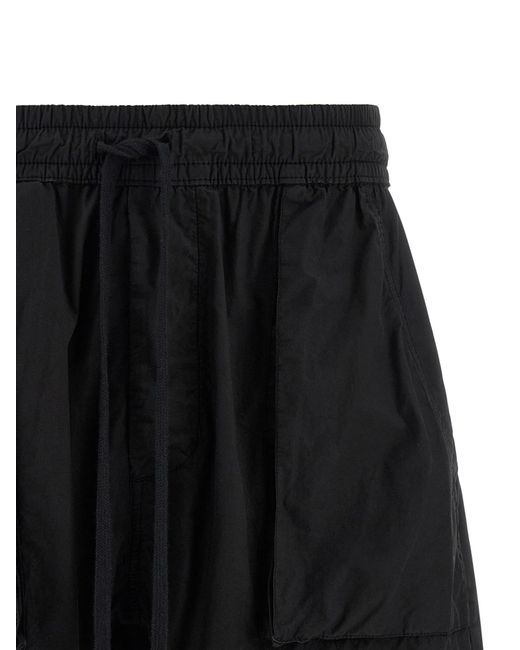 Thom Krom Black 37 Drawstring Bermuda Shorts for men