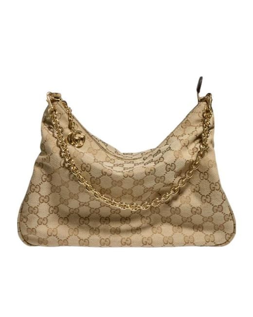 Gucci Natural Lady Lunetta Chain Medium Shoulder Bag
