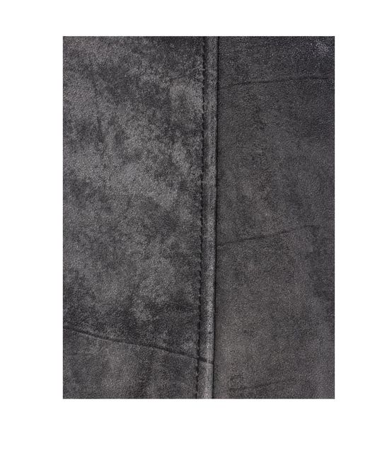 VAQUERA Gray Vintage-Effect Low-Waist Skirt
