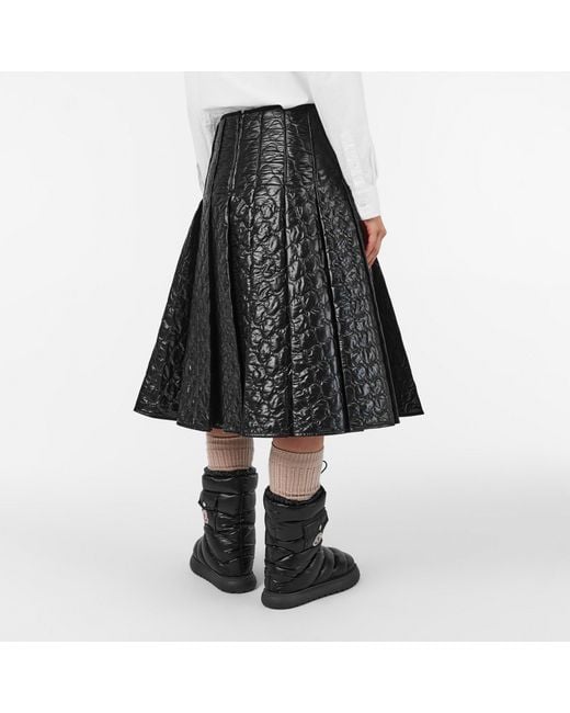 Moncler Black Pure Versatile Fashion Half Skirt