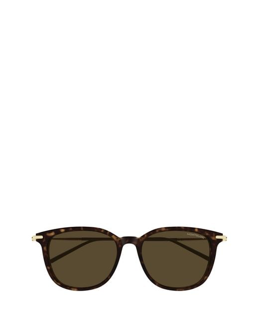 Montblanc Multicolor Eyewear Square Frame Sunglasses for men