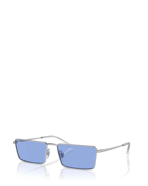 Ray-Ban Blue Emy Rectangular Sunglasses for men