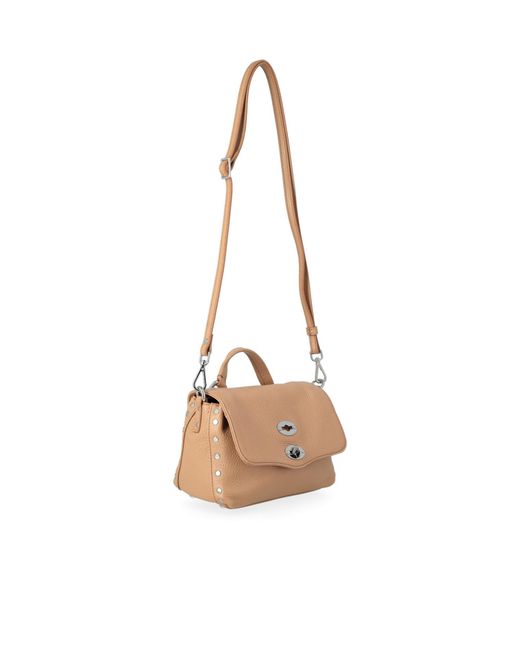 Zanellato Natural Postina Daily Flap Shoulder Bag